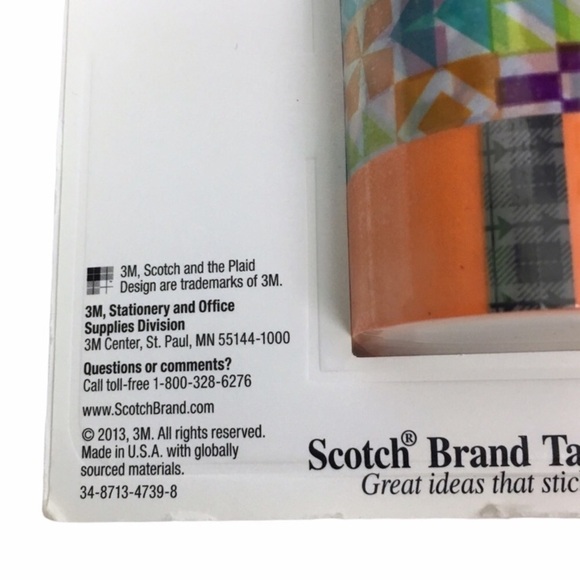 SCOTCH Expressions Magic Tape Washi Matte Write On Planner Accessories Journal - Picture 5 of 6